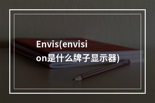 Envis(envision是什么牌子显示器)