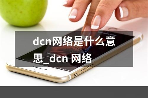 dcn网络是什么意思_dcn 网络