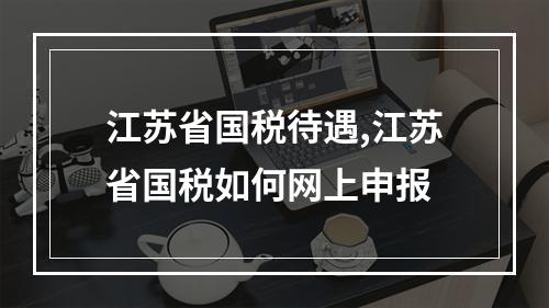 江苏省国税待遇,江苏省国税如何网上申报