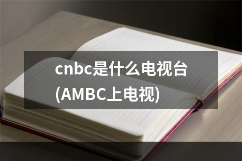 cnbc是什么电视台(AMBC上电视)